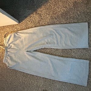 Gray sweatpants